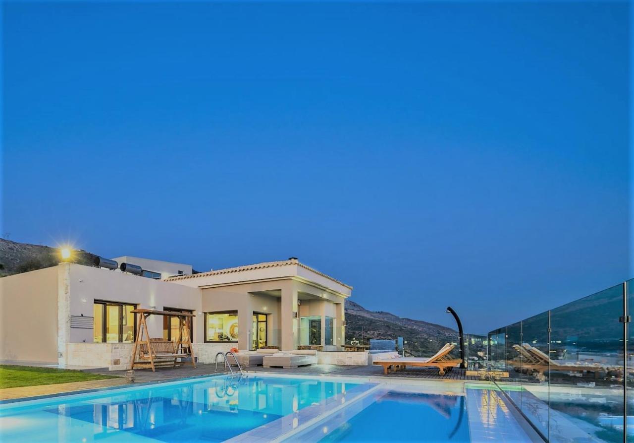 Villa Kedria With A Panoramic Ocean View Tsikalaria  Dış mekan fotoğraf