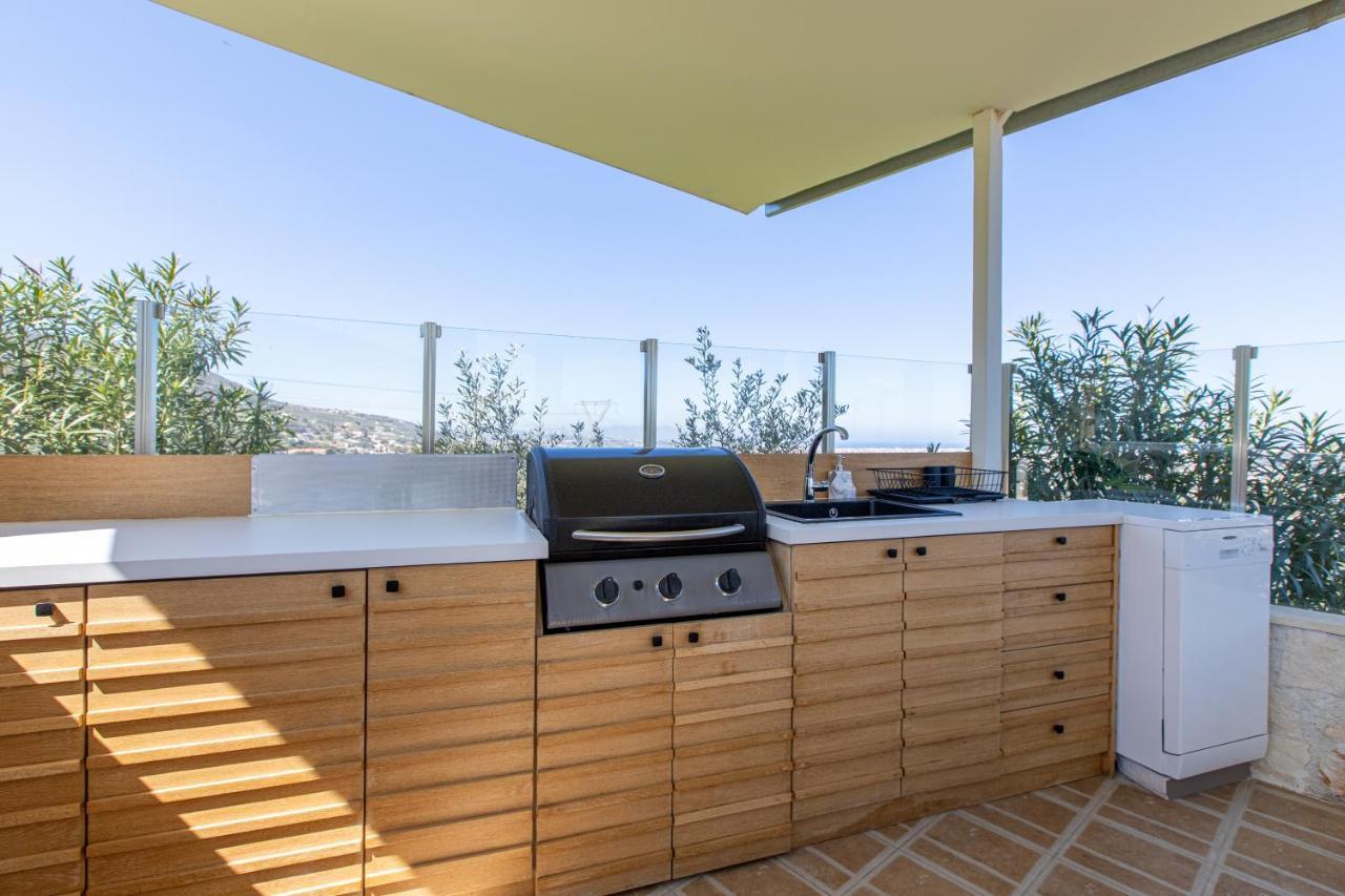 Villa Kedria With A Panoramic Ocean View Tsikalaria  Dış mekan fotoğraf