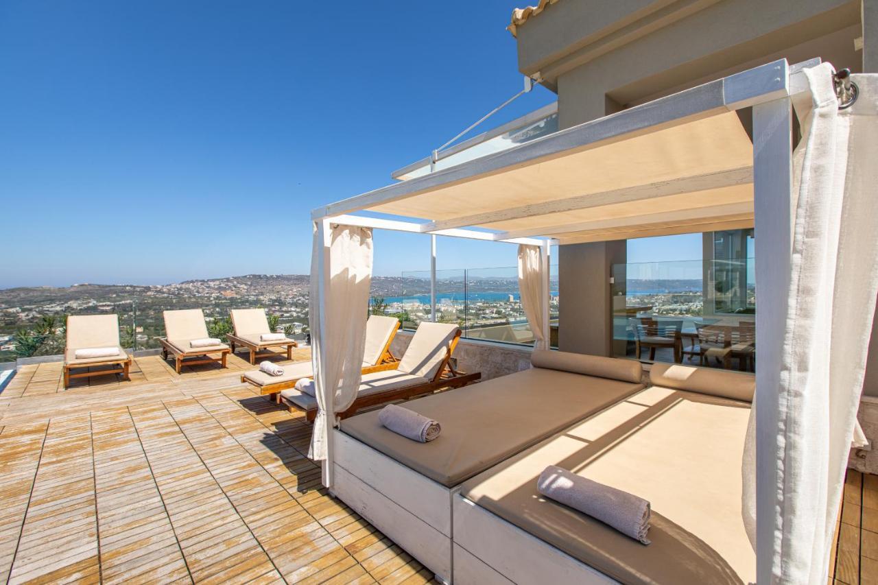 Villa Kedria With A Panoramic Ocean View Tsikalaria  Dış mekan fotoğraf