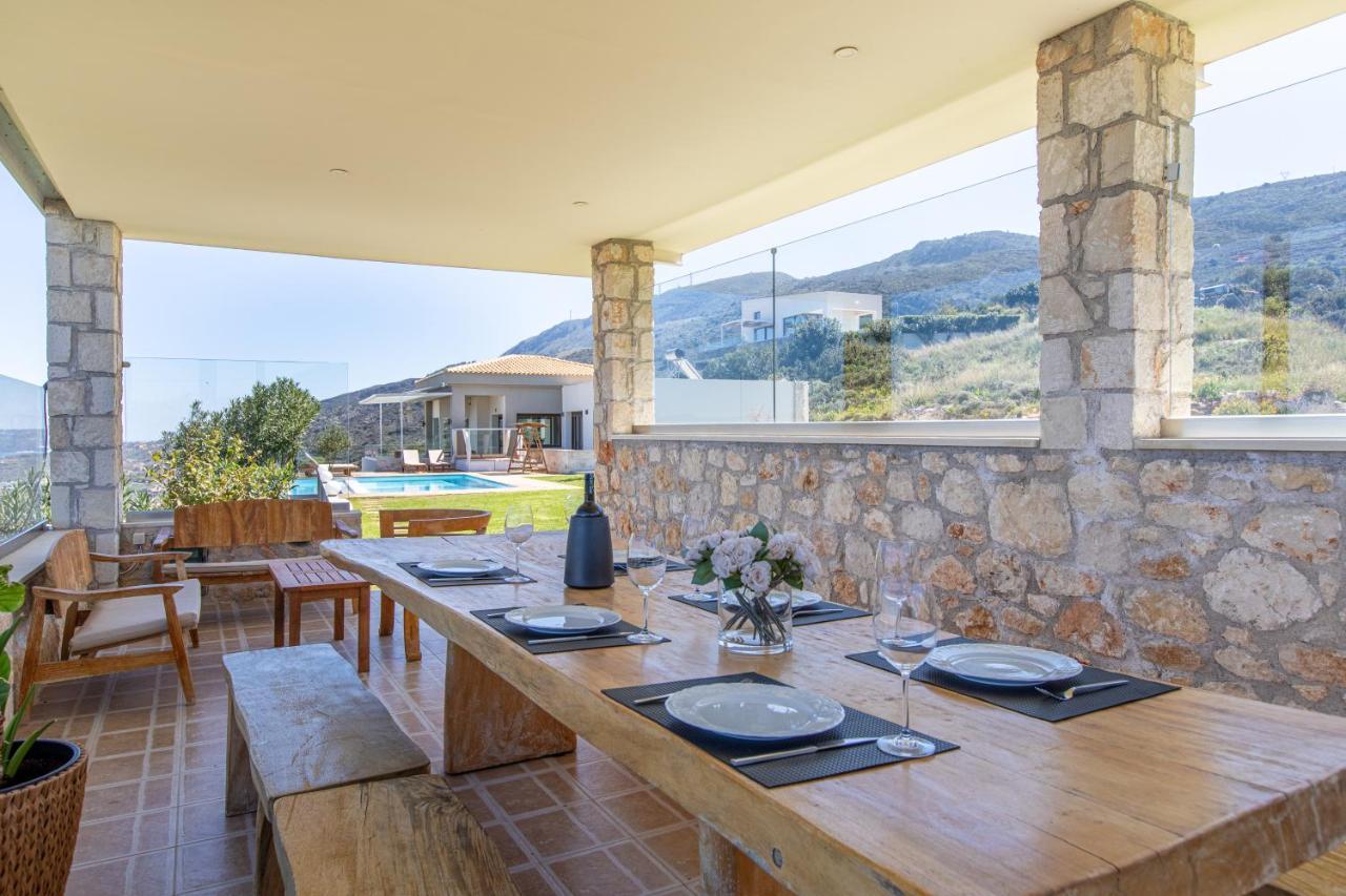 Villa Kedria With A Panoramic Ocean View Tsikalaria  Dış mekan fotoğraf