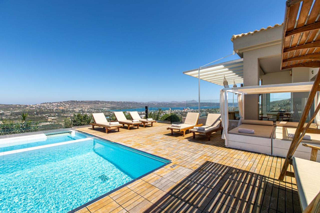 Villa Kedria With A Panoramic Ocean View Tsikalaria  Dış mekan fotoğraf