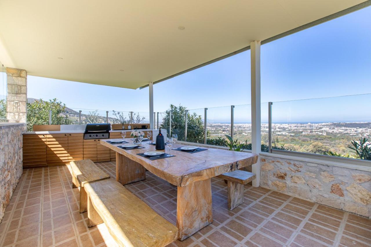 Villa Kedria With A Panoramic Ocean View Tsikalaria  Dış mekan fotoğraf