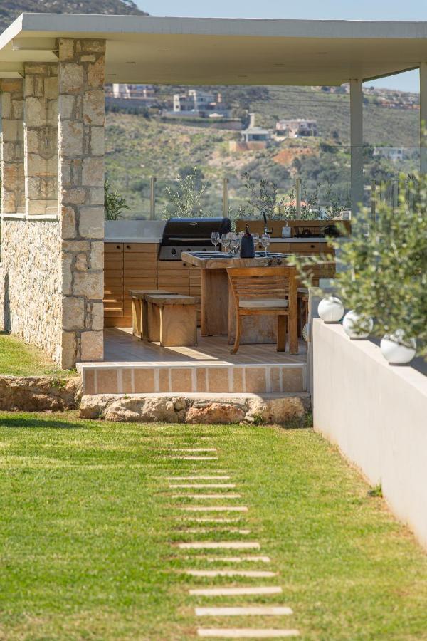 Villa Kedria With A Panoramic Ocean View Tsikalaria  Dış mekan fotoğraf