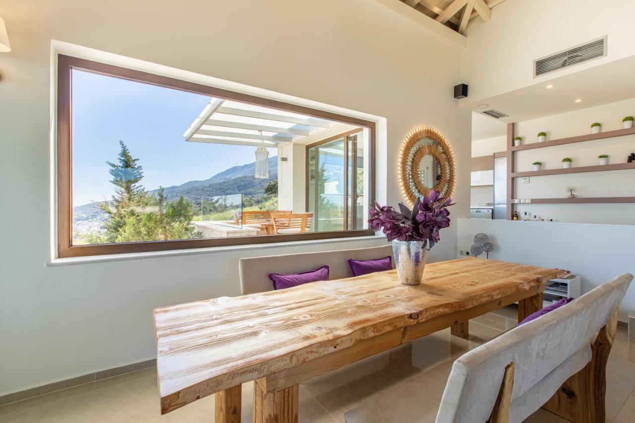 Villa Kedria With A Panoramic Ocean View Tsikalaria  Dış mekan fotoğraf