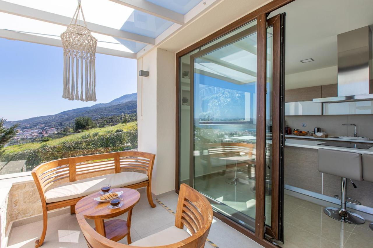 Villa Kedria With A Panoramic Ocean View Tsikalaria  Dış mekan fotoğraf