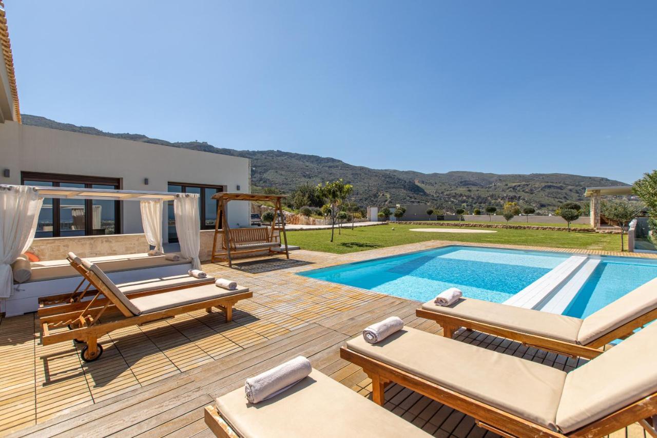 Villa Kedria With A Panoramic Ocean View Tsikalaria  Dış mekan fotoğraf