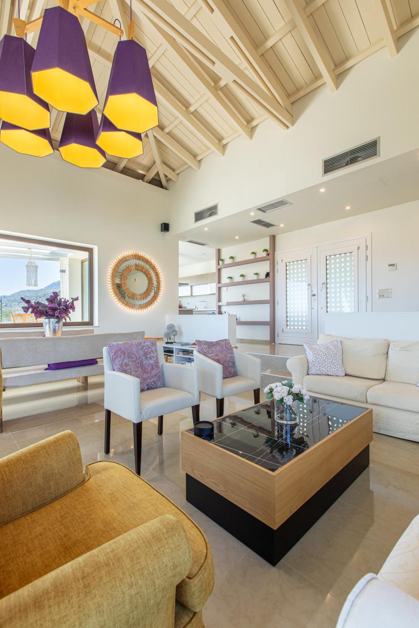 Villa Kedria With A Panoramic Ocean View Tsikalaria  Dış mekan fotoğraf