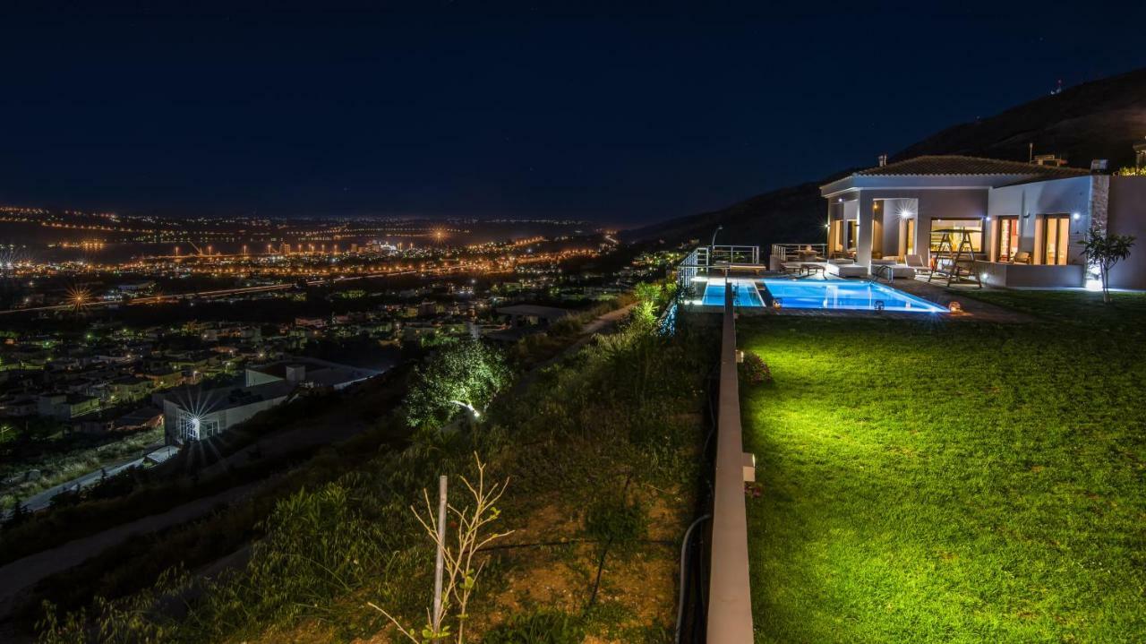 Villa Kedria With A Panoramic Ocean View Tsikalaria  Dış mekan fotoğraf