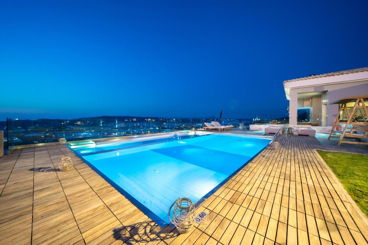 Villa Kedria With A Panoramic Ocean View Tsikalaria  Dış mekan fotoğraf