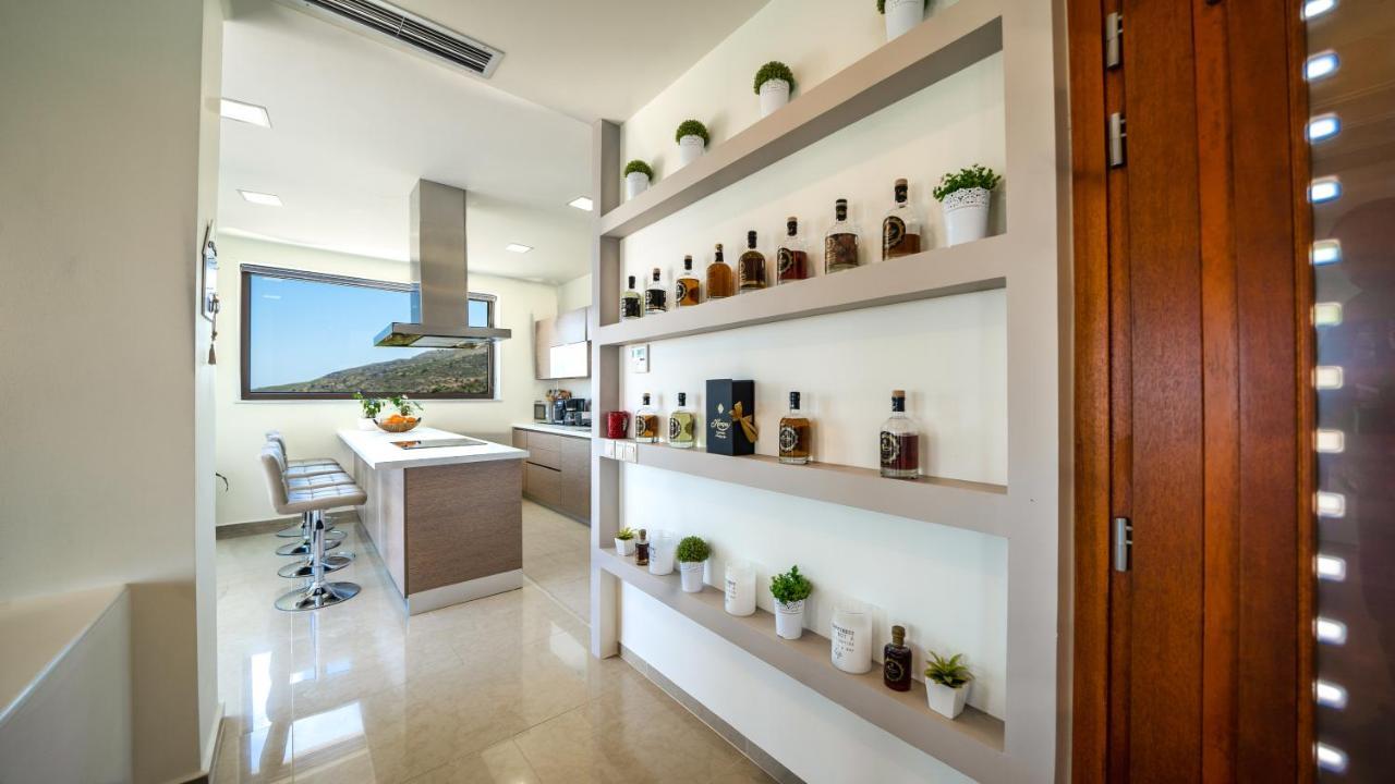 Villa Kedria With A Panoramic Ocean View Tsikalaria  Dış mekan fotoğraf